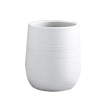 Flower Pots Ceramic Flower Pot Plant Container, White Line Decorative Flower Pot With Drainage Hole, Round Modern Flower Pot Succulent Plant Pot For Plants, Flowers Decorative Planter ( Color : 66cm )