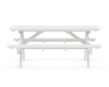 POLYWOOD PT172WH Park 72" Picnic Table, White