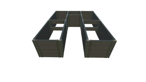 Frame It All Weathered 2" Tool Free Full Hex Inner Walk-Through 4 LVL Weathered Wood 2