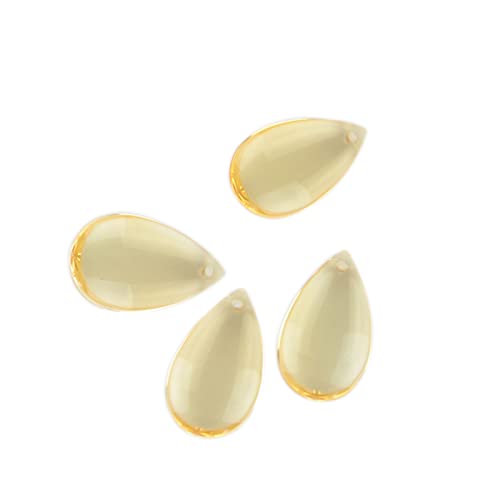 38mm/50mm Champagne Water Drop Prisms for Lighting Crystal Chandelier Suncatcher Ornament Lighting Lamp Hanging Decoration,50mm 100pcs