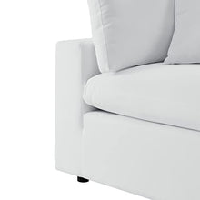 Modway Commix 5-Piece Sunbrella® Outdoor Patio L-Shaped Sectional Sofa in White