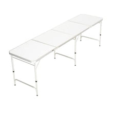 Uberpong Custom Drink Pong Table, Laminated Surface, Adjustable Legs, 2x8 Feet, Multicolor