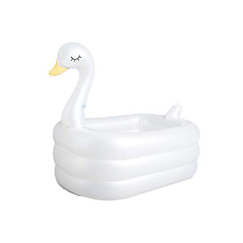 Rsmmpqa Inflatable Swimming Pool Household Adult Oversized Bath Bucket Folding Thickened Large Family Pool Outdoor Air Pool Backyard Water Party (Size : B) (A)