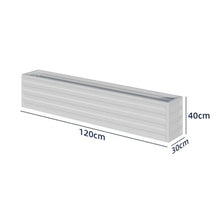 YUHUAWF Garden Bench Outdoor Planter Box Decor Planting Pot Flower Bed Planter Box with Bench