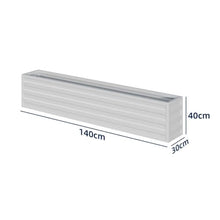 YUHUAWF Garden Bench Outdoor Planter Box Decor Planting Pot Flower Bed Planter Box with Bench