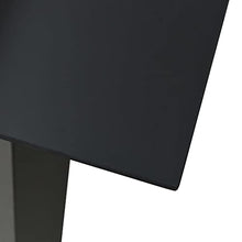 KTHLBRH Patio Table Outdoor Tables for Patio Living Room Tables Patio Dining Table Black 74.8"x35.4"x29.1" Steel and Glass