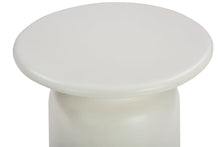 Lithia Indoor Outdoor 3-Piece Table Set in White Concrete Finish