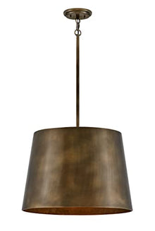 Hinkley Alder Large Outdoor Hanging Pendant 1-Light Aluminum Burnished Bronze