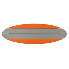 Bahia Verde Shoreline 3-Piece Bar Height Balcony Set, Cove Gray with Citrus Orange