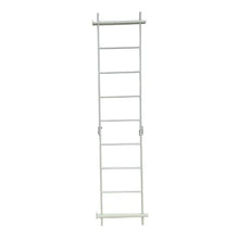 Benzara Plant Display Stand, 87 Inch 7 Tier Ladder Design, White Metal Body