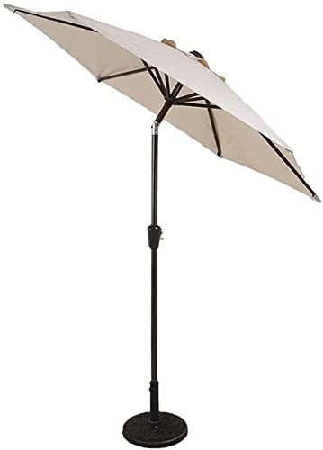 Garden Umbrellas Crank and Push Button Tilt Umbrella for Outdoor, Garden and Yard Outdoor Patio Umbrellas Umbrellas Parasols 7ft Patio Steel Powder Coated Umbrella(Color:.B)(C)
