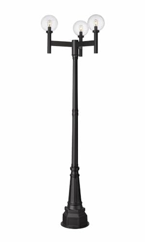 Z-Lite 599MP3-564P Laurent 3 Light 100" Tall Post Light - Black