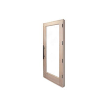 PROSAUNAS Prehung Solid Wood Sauna Door with Insulated Glass, Douglas Fir Sauna Door, Hemlock Jamb, Dual-Pane Insulated Glass, 31.5" x 81.5" (Door Hinged On - Right Side)