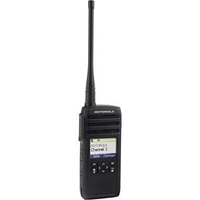 Motorola Solutions DTR700 Digital 2-Way Radio with 4 HKLN4606 Remote Speaker Mics Black