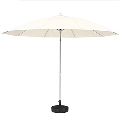 GFAZXDS Outdoor Patio Umbrella Base - UV Protective Garden Canopy for Lawn & Market Use - Durable Outdoor Sunshade Stand Perfect for Tables & Parasols,White-A