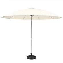GFAZXDS Outdoor Patio Umbrella Base - UV Protective Garden Canopy for Lawn & Market Use - Durable Outdoor Sunshade Stand Perfect for Tables & Parasols,White-A