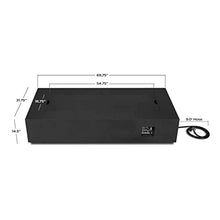 Lakeview Elysian 70-Inch Rectangle Propane Fire Table w/NG Conversion Kit - Black - SCC9814LPBLK