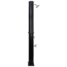Outdoor Solar Shower 10.6 Gallon Heated Pool Shower with Foot Wash, 7.2ft Tall Freestanding Hot and Cold Water Shower for Garden, Backyard, and Beach