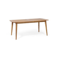 Cesqouc Outdoor Extendable Acacia Wood Patio Dining Table(71-94.5 inch)