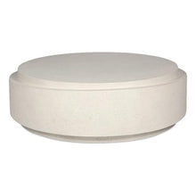 Moe's Home Collection Cosmo Stone Coffee Table White Color