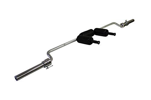 Ader Sporting Goods Safety Squat Bar 255lb Gray Olympic Plates
