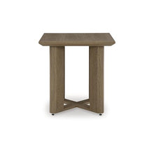 Signature Design by Ashley Outdoor Metal Side Table, Dark Brown