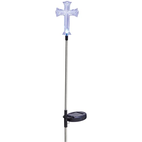 Alpine Corporation Solar Cross Garden Stake