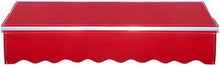 WZUOPG Manual Retractable Awning Door Window Awning Shelter Outdoor Canopy Home Deck Canopy with Manual Crank Handle（Frame Included ）