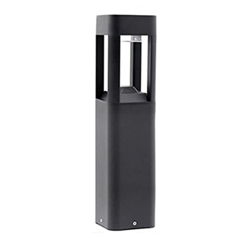 VELLOW Solar Post Lights Outdoor,Modern Outdoor Fence Deck Waterproof Column Lamp Lantern,European Modern Simplicity Aluminum Pillar Light with Acrylic Lampshade,Deck Stigma Lamps Decorations Patio