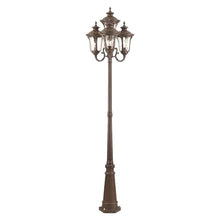 Livex Oxford 4 Light Outdoor Post Imperial Bronze