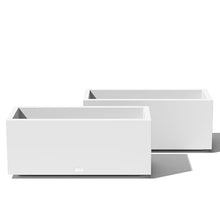 Veradek Block Series Long Box Planter - Rectangular Outdoor Planter