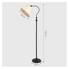 OneGrifN Table Lamp,Atmosphere Lamp， Table Lamp Living Room Lamps Retro Floor Lamp Lamp Retro Vertical Sofa Table Lamp Standing Lamps(Black)