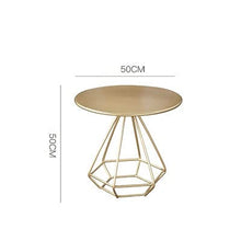 HASMI Living Room Table Side Table Sofa Simple Living Room Household Small Tea Table Side Cabinet Coffee Table Outdoor Side Table (Color : Black)