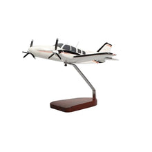 High Flying Models Beechcraft Baron G58 Large Mahogany Sculpture Multicolor