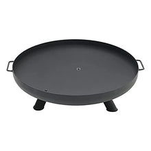 Outdoor Fire Pit Garden fire Pit Garden Patio Heater Camping Bowl for Wood, Charcoal Cast Heat-Resisting Steels Garden fire Pit with Tripod Stand (Rust D1200*H330) Grill Barbecue Rack (B