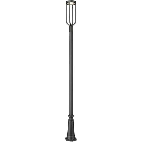 Z-Lite Leland - 16W 1 LED Outdoor Post Mount in Industrial Style-117.75 Inches Tall and 10 Inches Wide