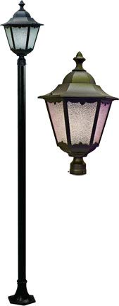 DABMAR LIGHTING INC GM8135-BZ-MT Fixture,Post,8135,BZ,MT,Lantern