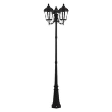 Livex 3 Light Outdoor Post Light Textured Black