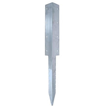 Garden Double Sleeper Corner Support Stainless Steel Stake Spike 670mm 10pc