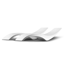 Aquamarine Poolside Lounge Chairs Set of 2 White