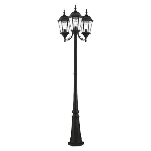 Livex Lighting 75478-14 Lamp Post Light Fixture, Textured Black