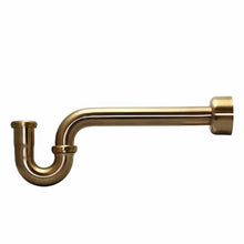 Decorative P-Trap in Matte Black