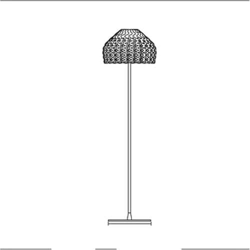 Floor Lamp，Floor Lamp for Living Room， Decorative Table Lamp (Excluding Light Source) Standing Lamps for Living Room(Gray)