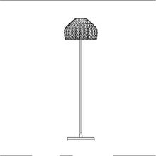 Floor Lamp，Floor Lamp for Living Room， Decorative Table Lamp (Excluding Light Source) Standing Lamps for Living Room(Gray)