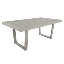 Haven Modern Outdoor Dining Table, Cove Gray