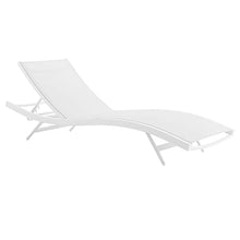 Modway Glimpse Outdoor Patio Mesh Chaise Lounge Set of 4 White