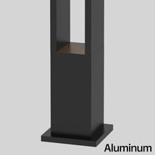 Outdoor Wall Lights Outdoor Landscape Path Light Modern LED Pathway Light Waterproof Bollard Lighting Fixture Garden Lawn Lamp for Patio Porch Courtyard Driveway Waterproof Pillar Lamp(80CM/31.5in)