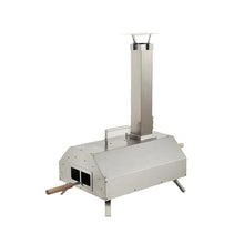 YIORYO Pizza Oven - 11 Inch Wood Pellet Outdoor Pizza Oven with Intergrated Thermometer, Pizza Oven Outdoor, Portable Stainless Steel Pizza Oven