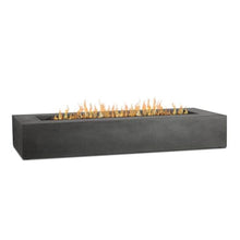 BBQGuys Signature La Valle 72-Inch Rectangle Propane Fire Table - Carbon - 1591LP-CBN