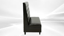 Elite Kitchen Supply Commercial Button Style Booth Black